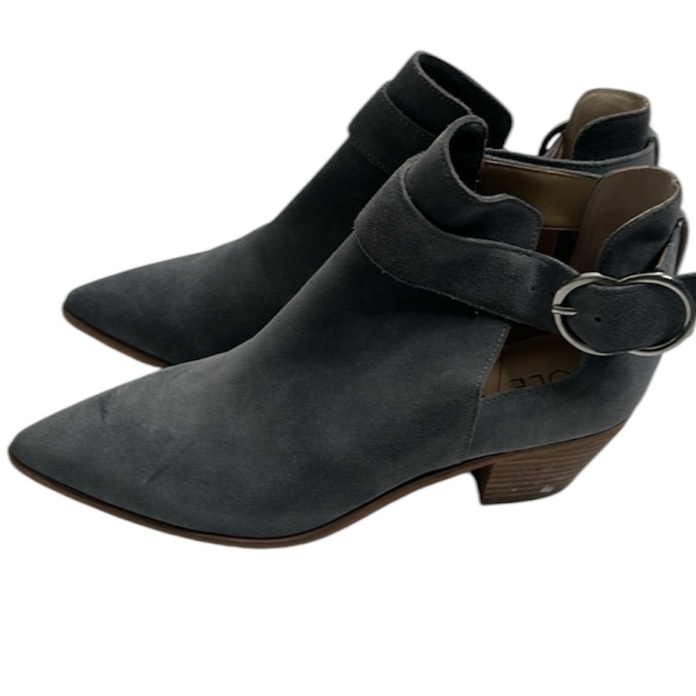 Sole society SO- Larayn blue pointy toe boots size 8.5 comfy - Picture 2 of 12